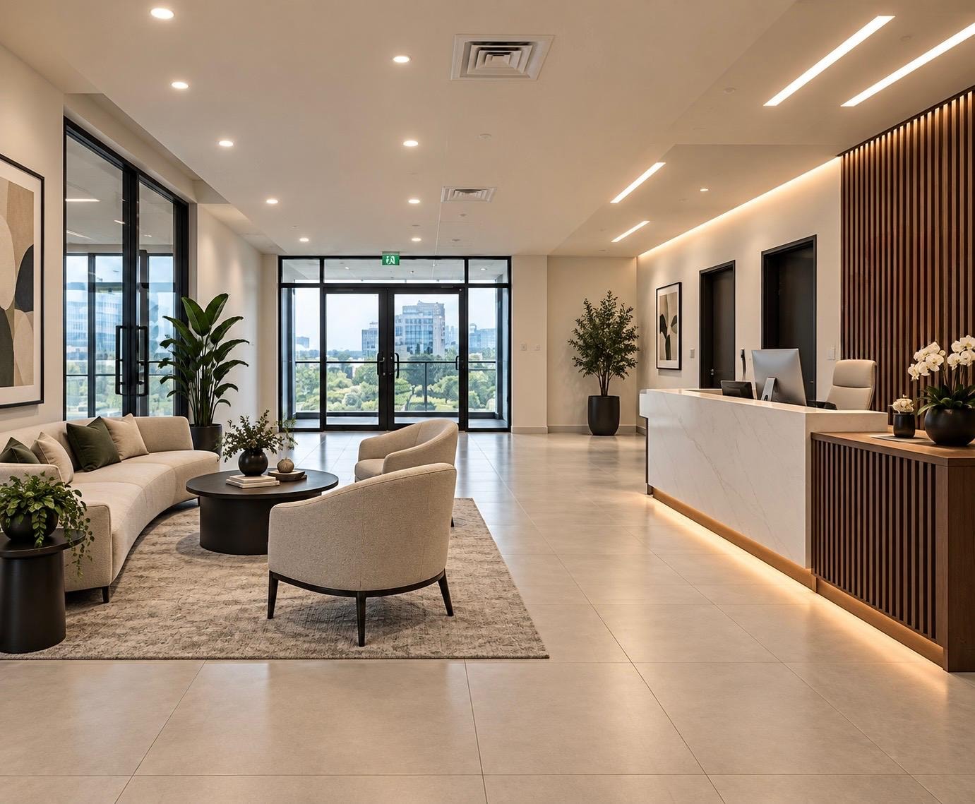 Luxury Reception & Client Lounge