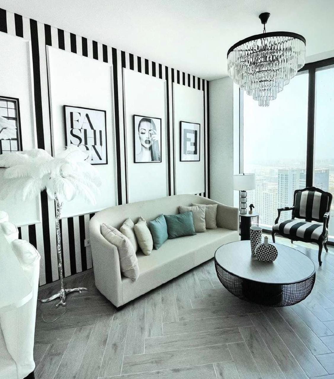 Apartment — finished luxury modern living room