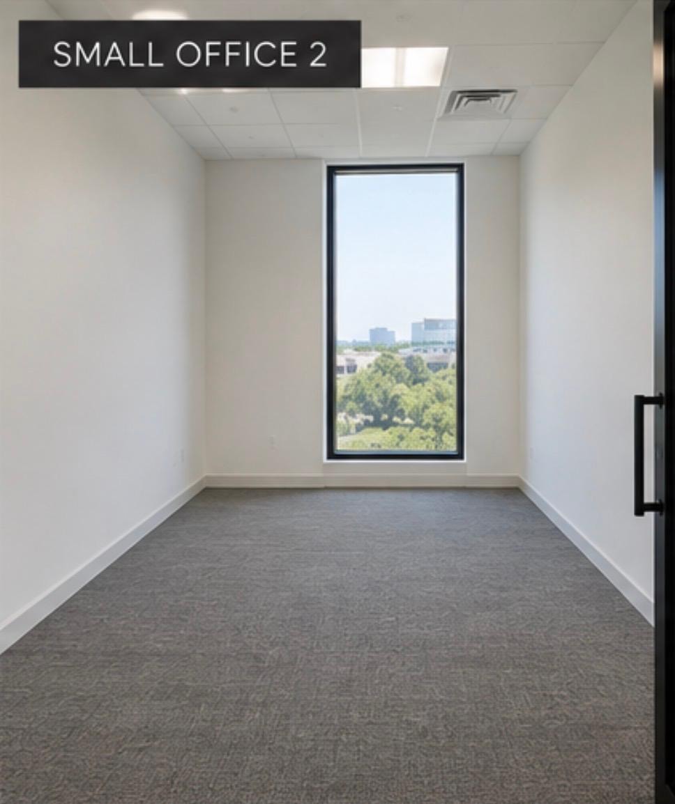 Empty unfinished reception lobby before renovation