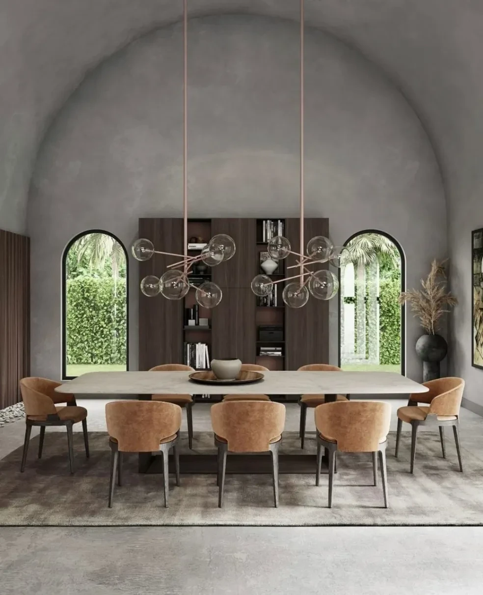 Finished luxury dining room interior design